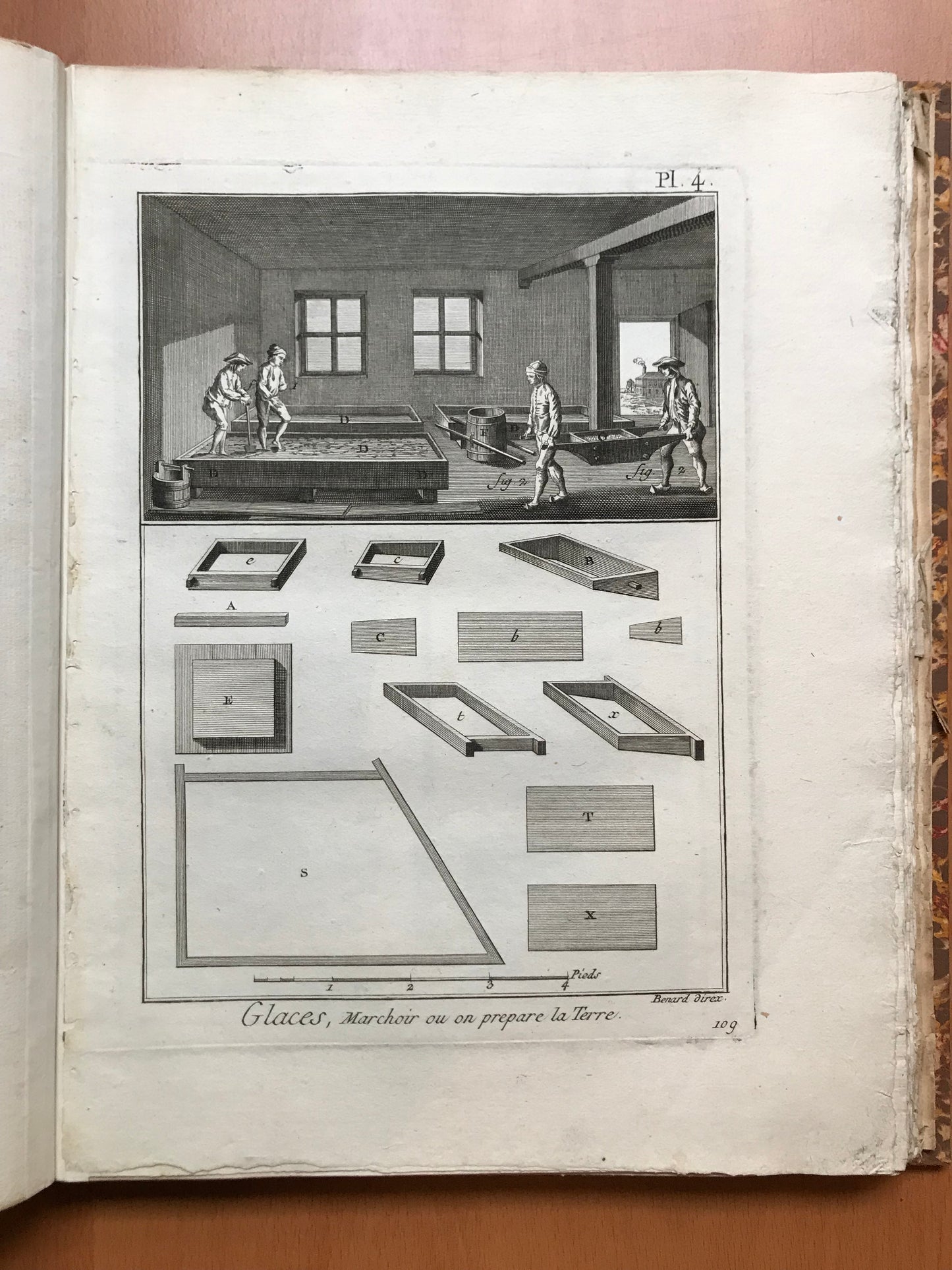 Encyclopédie Diderot & d'Alembert - Ensemble complet des planches sur la miroiterie et les glaces