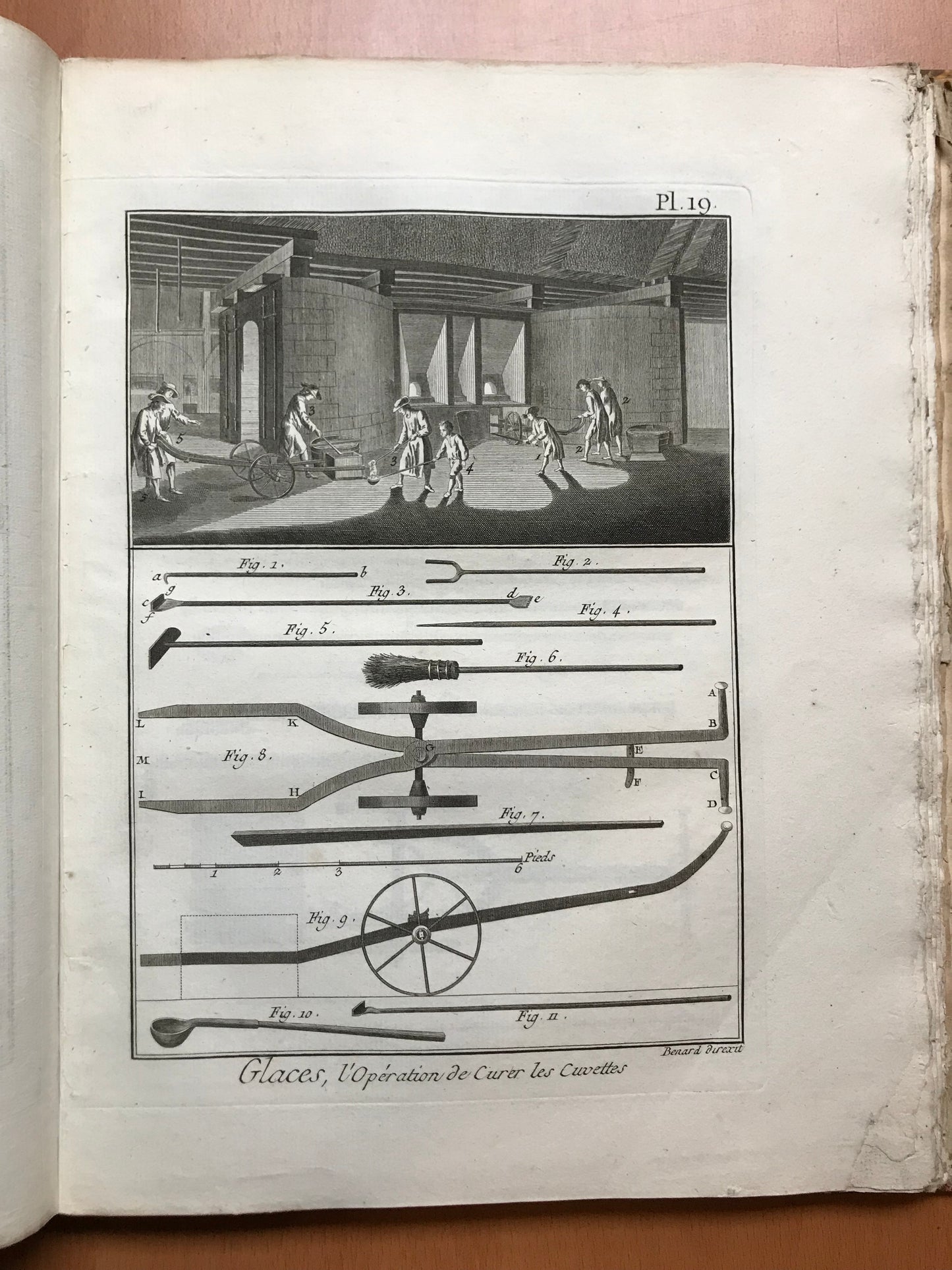Encyclopédie Diderot & d'Alembert - Ensemble complet des planches sur la miroiterie et les glaces