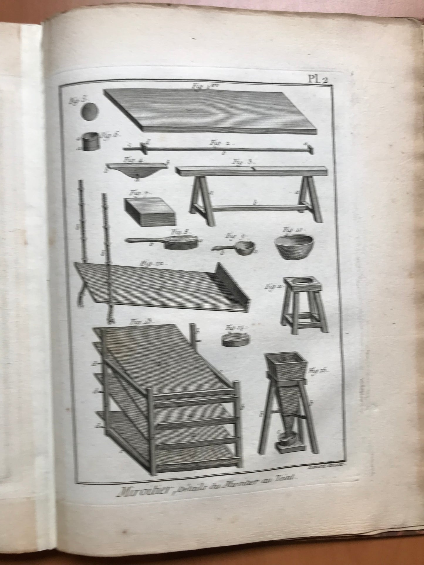 Encyclopédie Diderot & d'Alembert - Ensemble complet des planches sur la miroiterie et les glaces