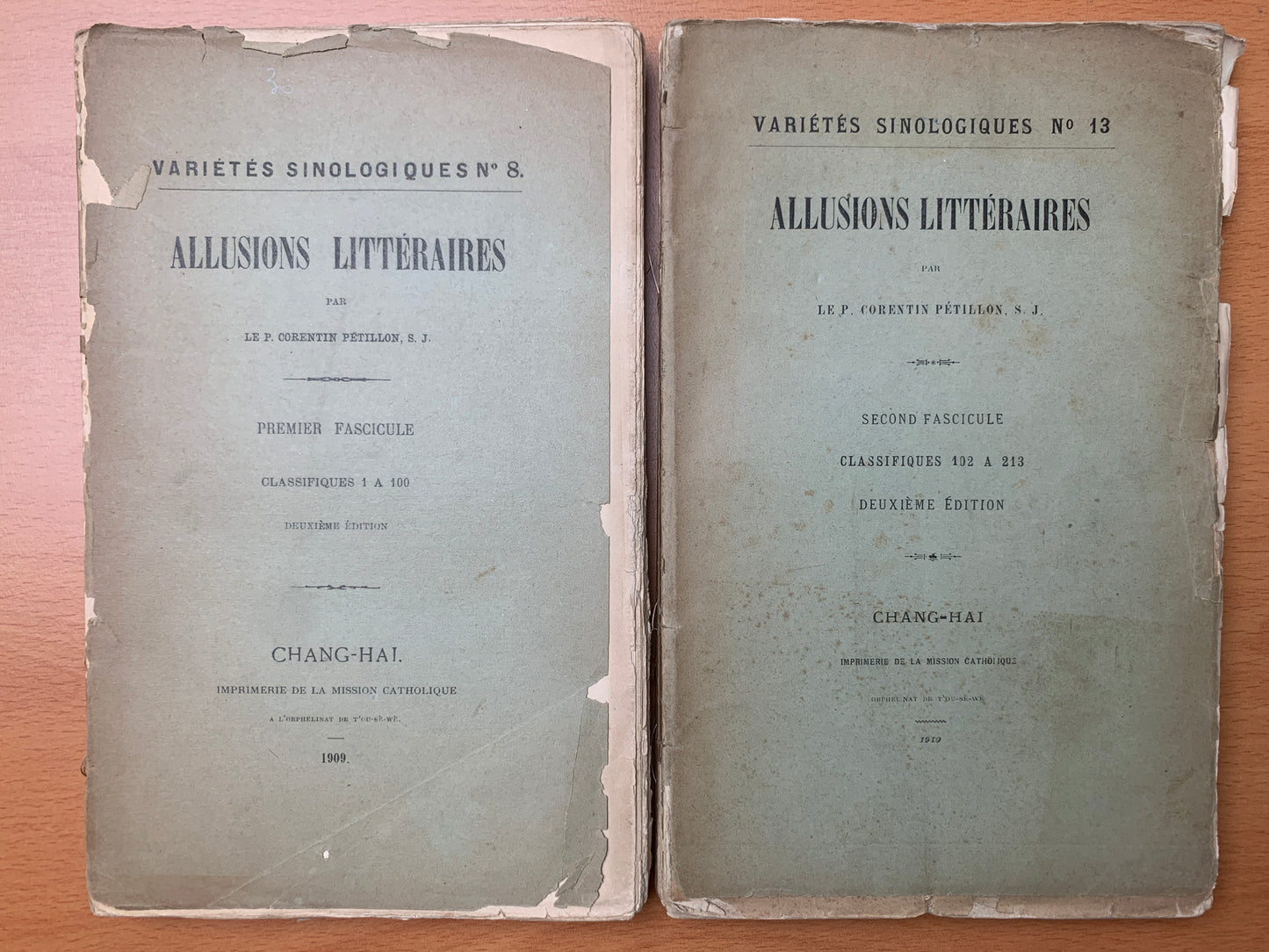Variétés Sinologiques - Allusions littéraires - Corentin Pétillon - 1909