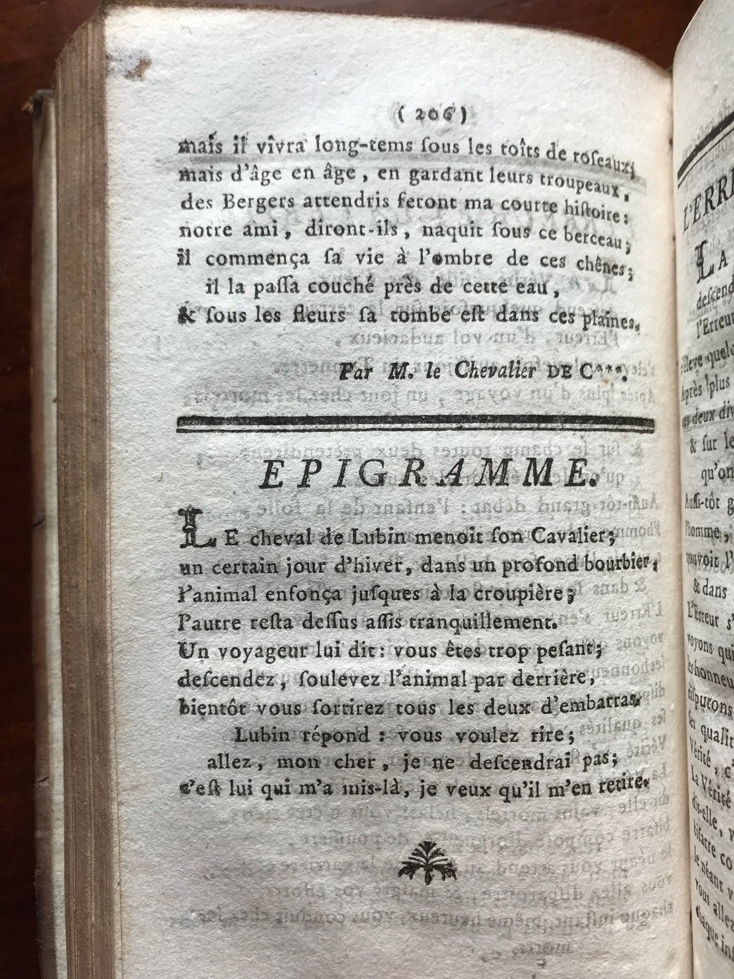 Almanach des Muses 1790 - Edition originale de la première publication de François-René de Chateaubriand