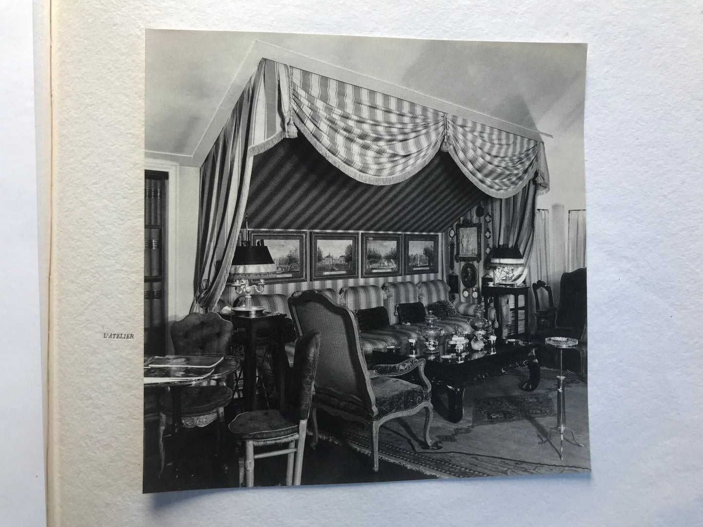 14 rue du Centre - Neuilly sur Seine - Hôtel Arturo-Lopez - Philippe Jullian - Original charcoals by Jean Vincent - 1961