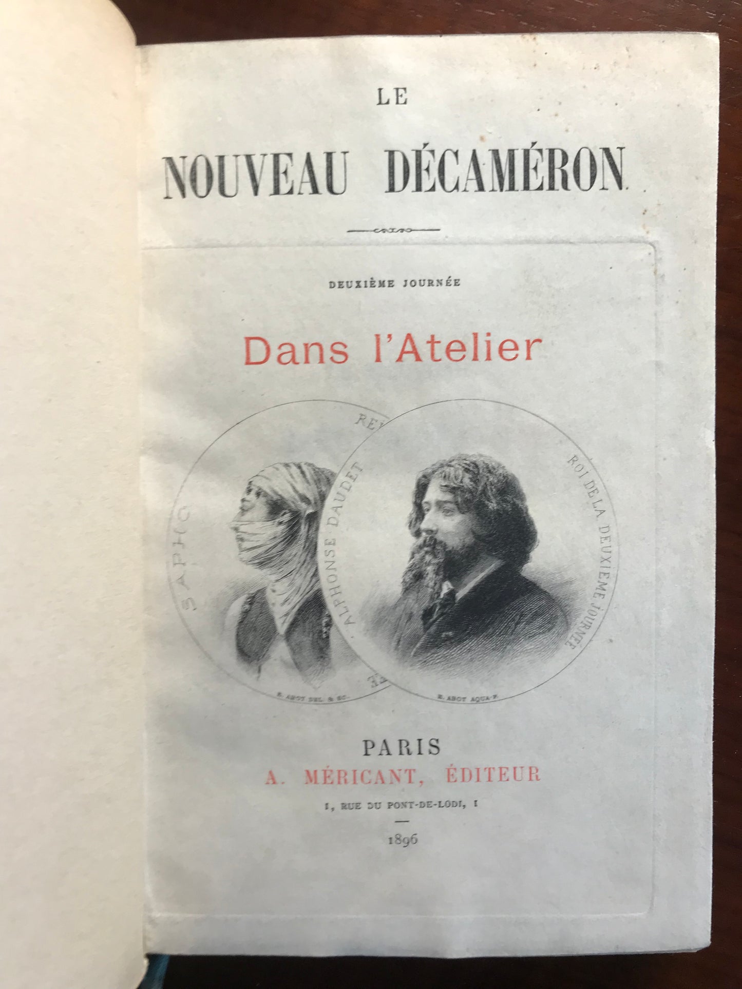 Le nouveau Décaméron - Mérican - Exemplaire sur Japon - 1896