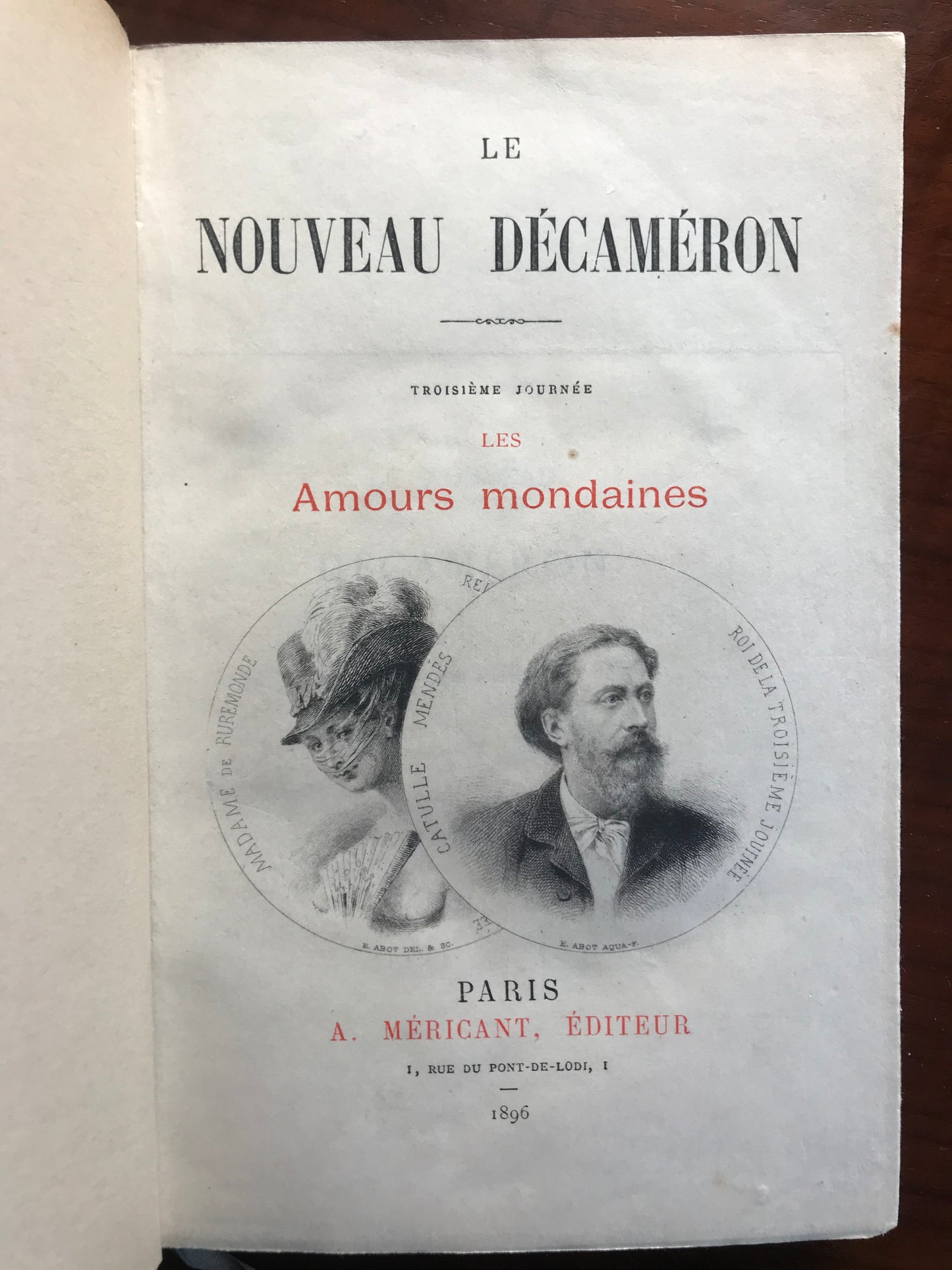 Le nouveau Décaméron - Mérican - Exemplaire sur Japon - 1896
