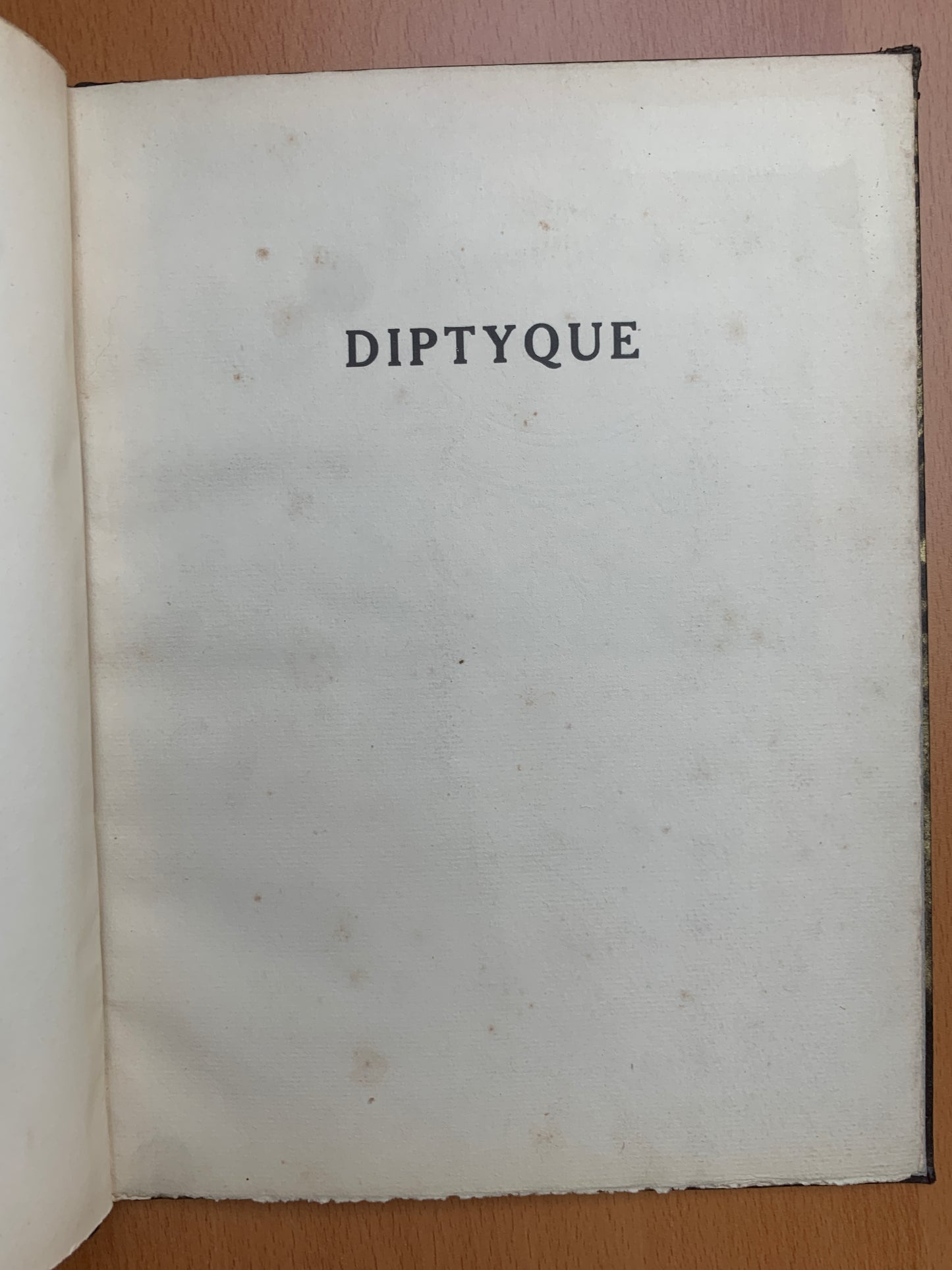 Diptyque - Bois original de Lucien Jacques - Le Marois - Edition originale - 1926