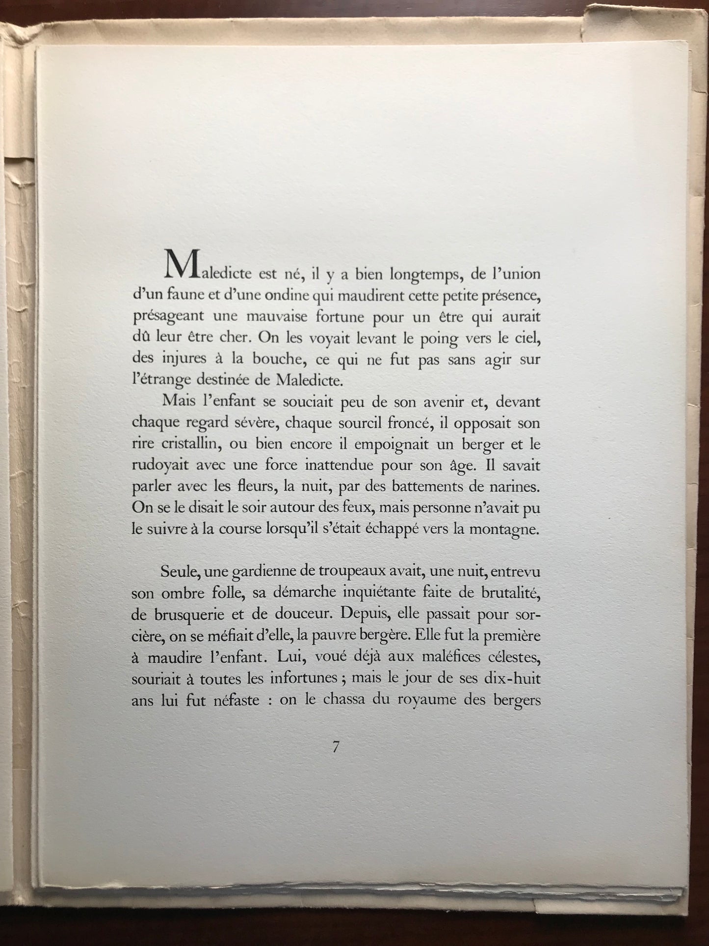 Maledicte - Pierre Vella - Crayon de Jean Cocteau - Lithographies de Jean Pons - EO - 1958