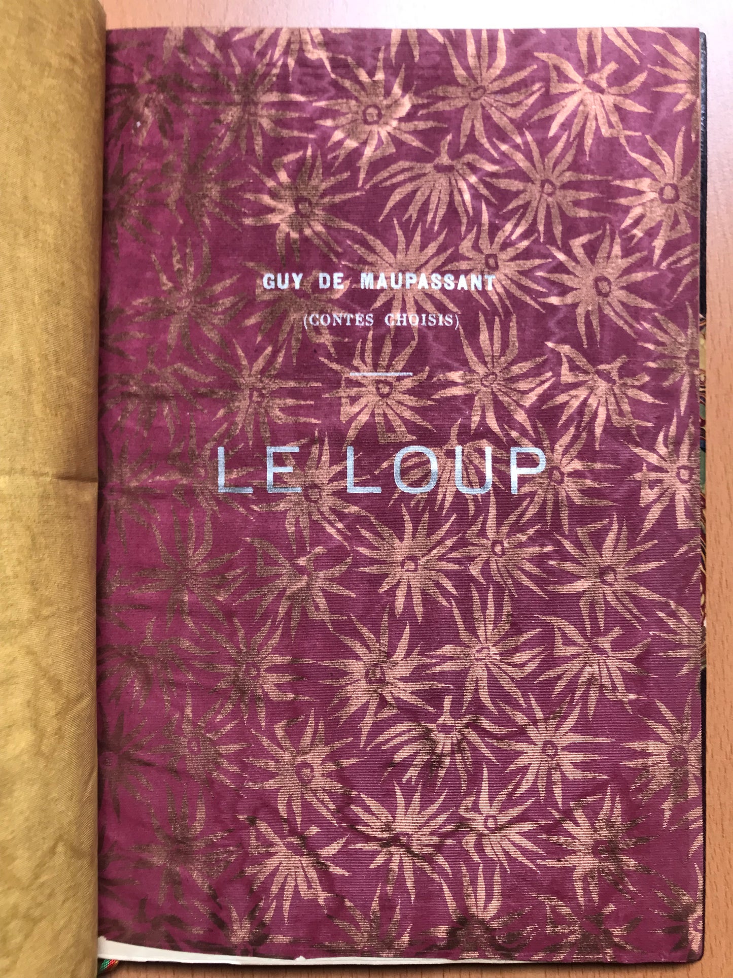 Le Loup - Histoire de chasse - Guy de Maupassant - Contes choisis publiés par les Bibliophiles Contemporains - 1891
