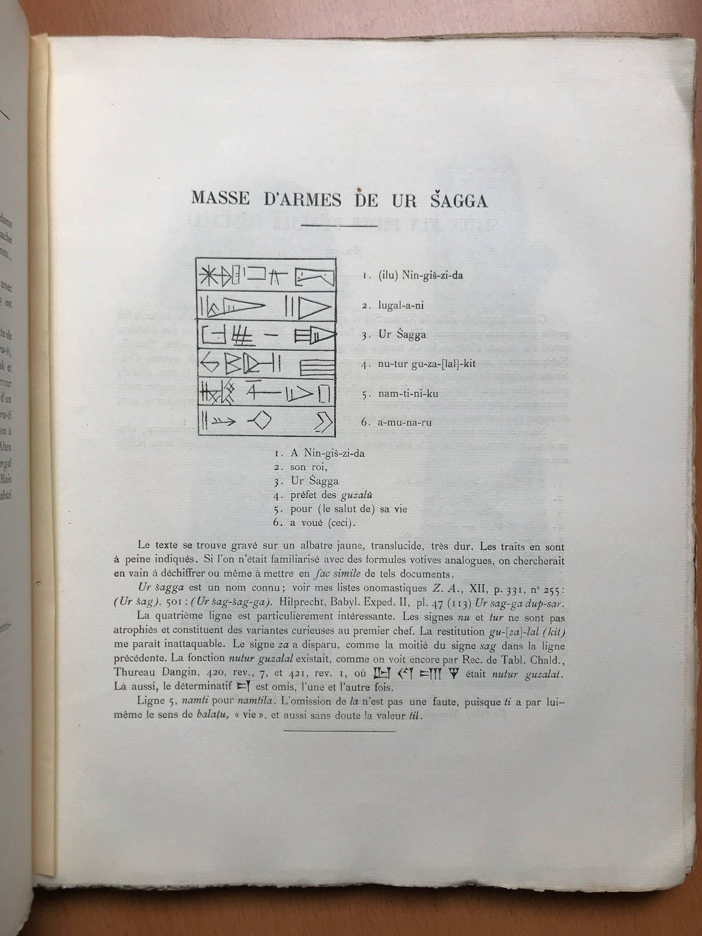 Textes élamites-sémitiques - Délégation en Perse - Morgan - 1905