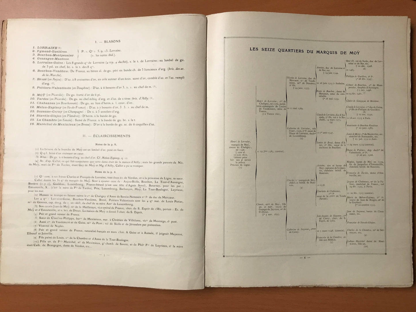 Quartiers Lorrains - Généalogie du Duché de Lorraine - Saint Hillier - 1932