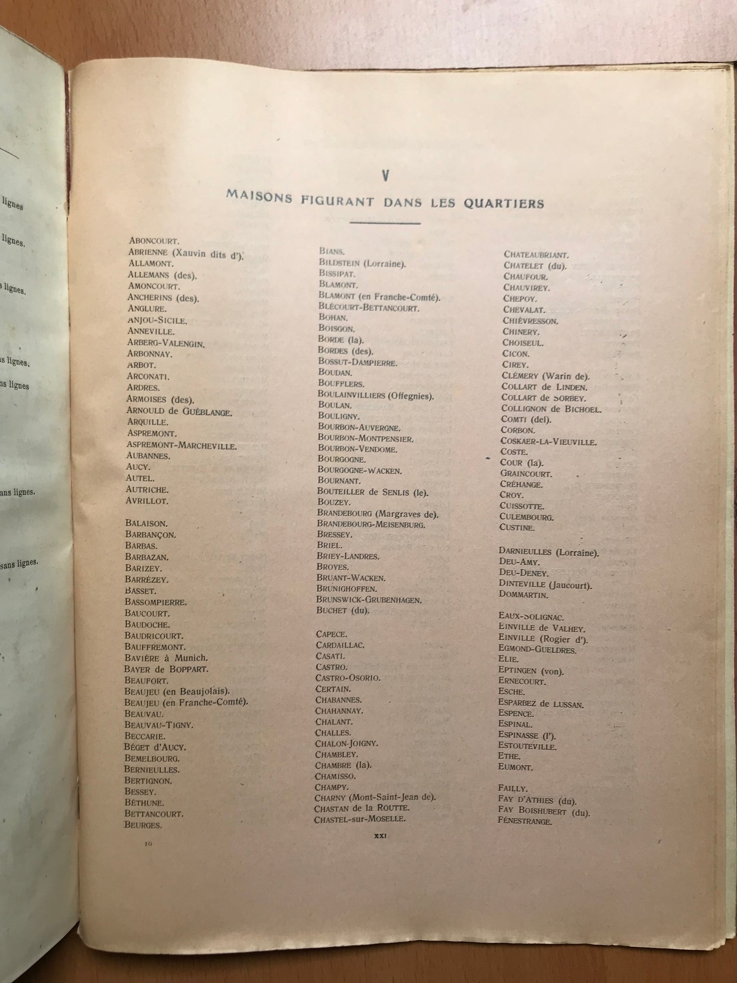 Quartiers Lorrains - Généalogie du Duché de Lorraine - Saint Hillier - 1932