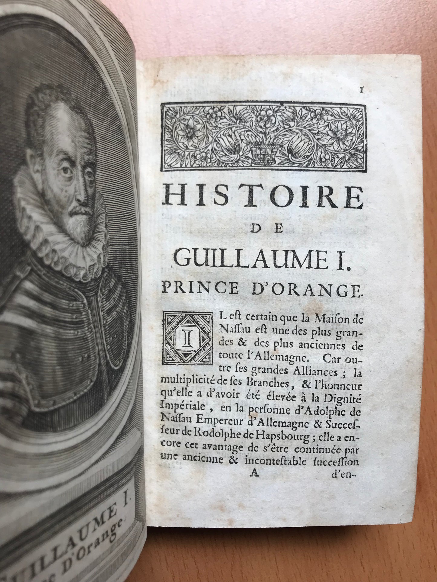 Histoire des Princes d'Orange de la Maison de Nassau - Adrien Baillet - 1693