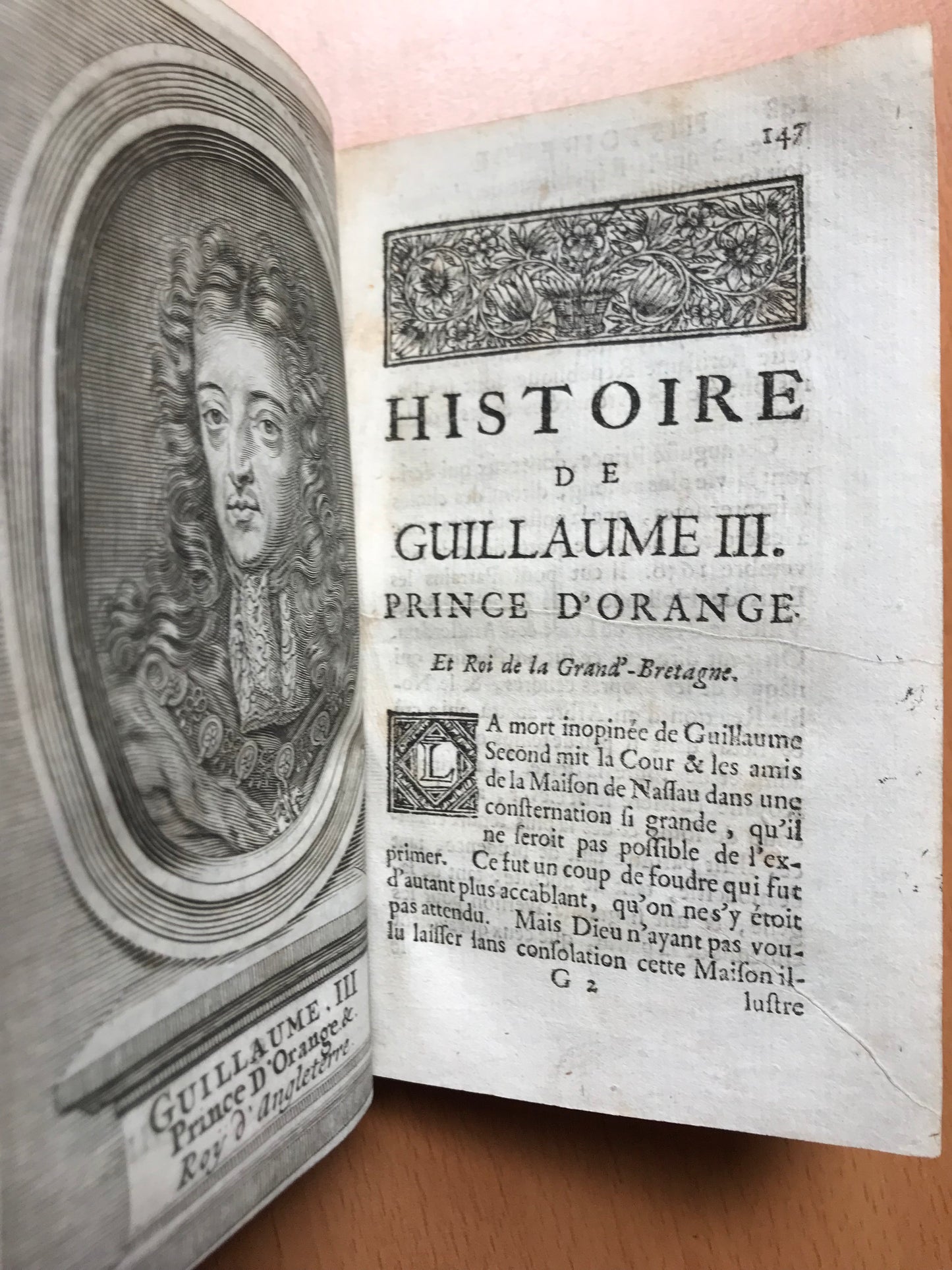 Histoire des Princes d'Orange de la Maison de Nassau - Adrien Baillet - 1693