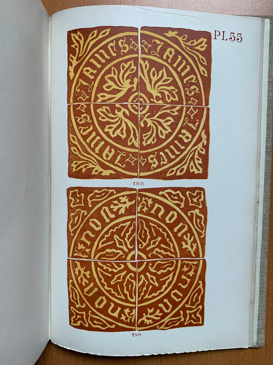 Briques & Pavages émaillés - L'atelier d'Argilly sous les Ducs de Bourgogne - E. Bergeret - 1900