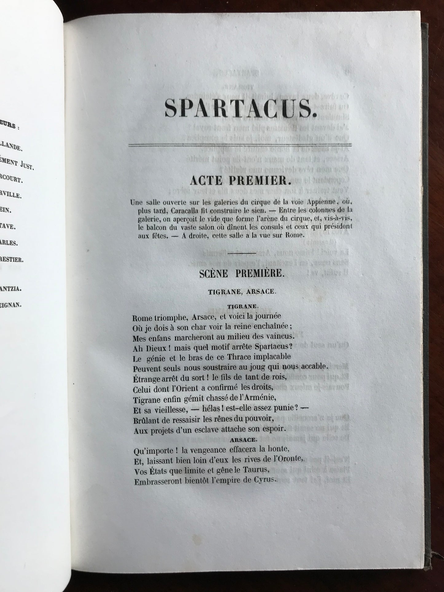 Spartacus - Hippolyte Magen (d'Agen) - Envoi autographe - Edition originale - 1847
