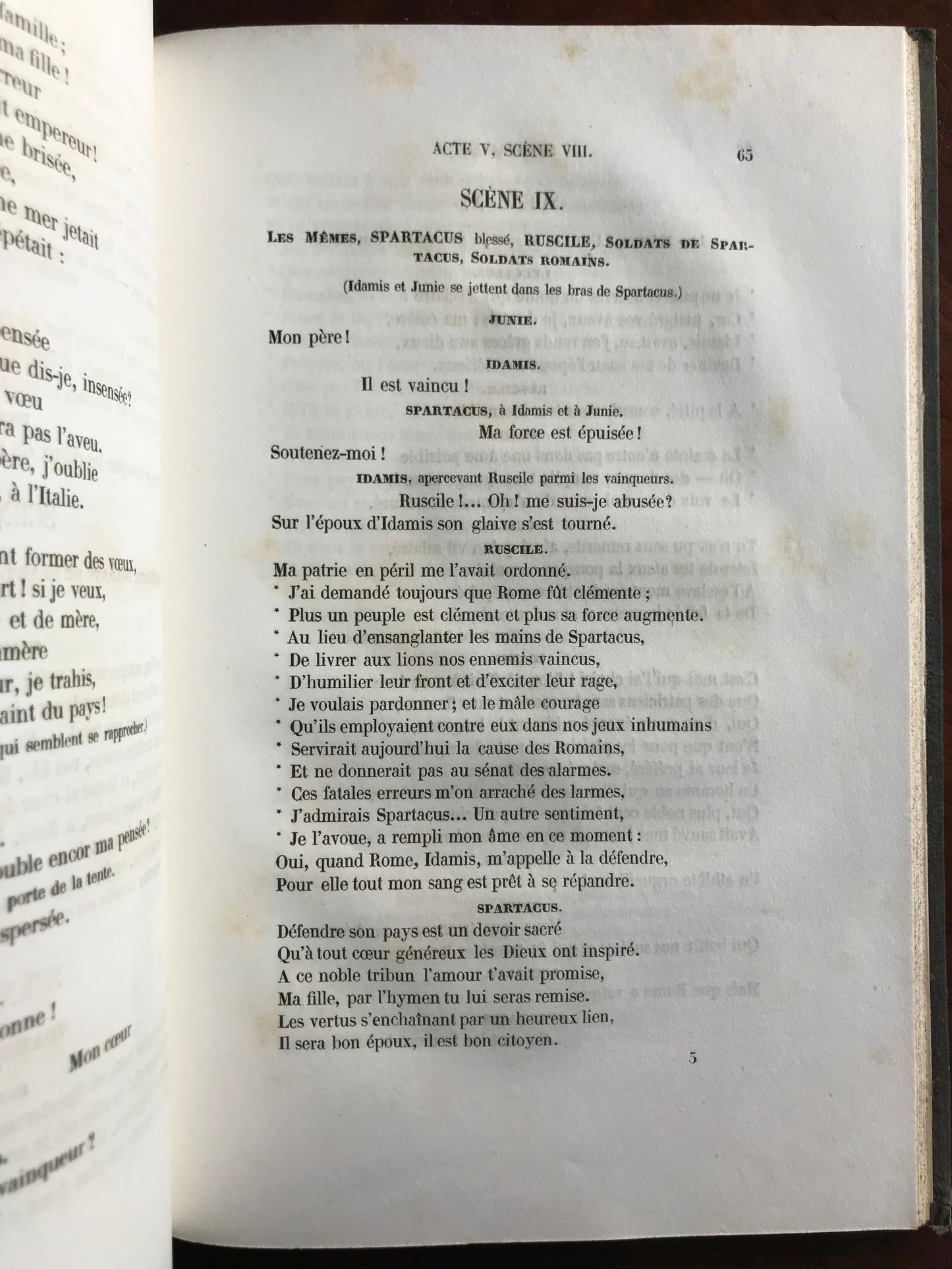 Spartacus - Hippolyte Magen (d'Agen) - Envoi autographe - Edition originale - 1847