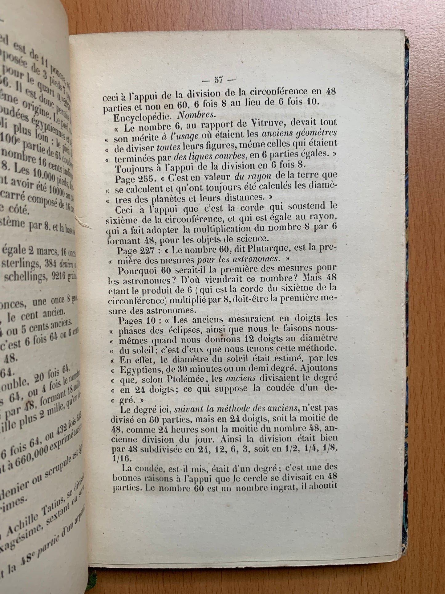 Numération par Huit Anciennement en usage par toute la Terre Prouvée par les Koua des chinois Par la Bible, par les livres d'Hésiode, d'Homère, d'Hérodote, etc. - Aimé Mariage - Envoi autographe - Edition originale - 1857