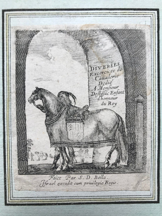 Diverses exercices de Cavalerie - Stefano Della Bella - 1645