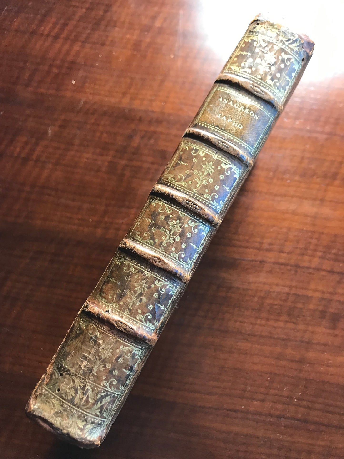 Anacréon, Sapho, Bion et Moschus - Traduction nouvelle en prose, suivie de la Veillée des fêtes de Vénus et d'un choix de pièces de différens auteurs par Moutonnet de Clairfons - 1780