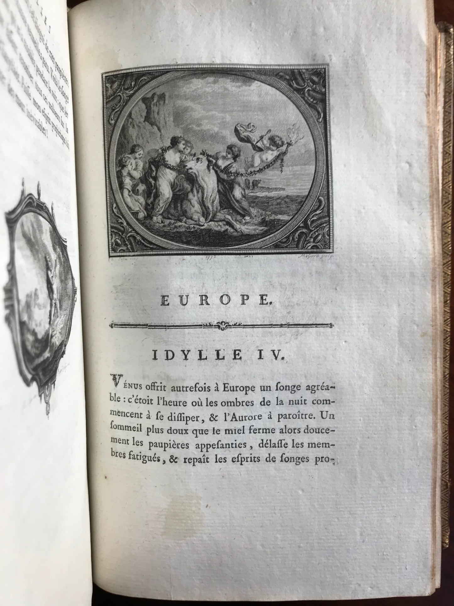 Anacréon, Sapho, Bion et Moschus - Traduction nouvelle en prose, suivie de la Veillée des fêtes de Vénus et d'un choix de pièces de différens auteurs par Moutonnet de Clairfons - 1780
