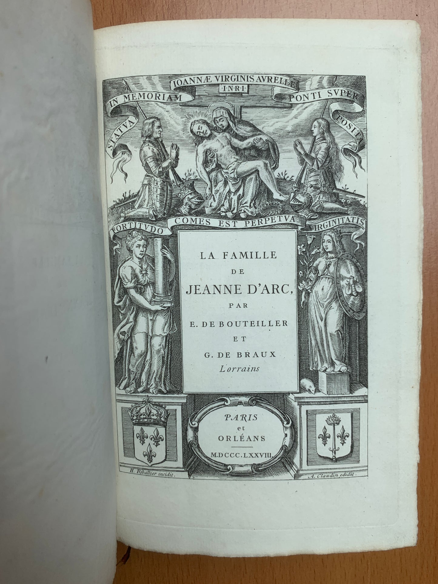 La famille de Jeanne d'Arc - Généalogie - Bouteiller et Braux - 1878