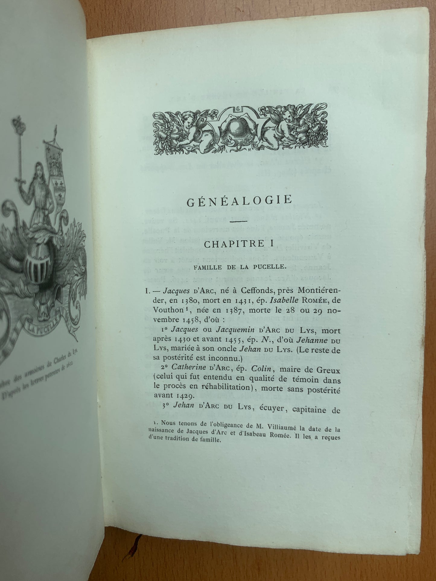 La famille de Jeanne d'Arc - Généalogie - Bouteiller et Braux - 1878
