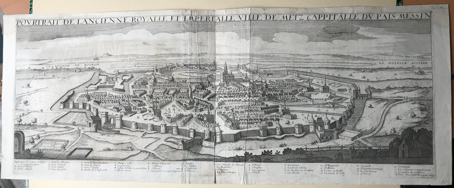 Pourtrait de l'ancienne Royalle et Impérialle ville de Metz cappitale du Pais Messin - Louis Boissevin - 1645