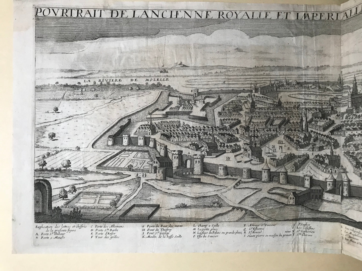 Pourtrait de l'ancienne Royalle et Impérialle ville de Metz cappitale du Pais Messin - Louis Boissevin - 1645
