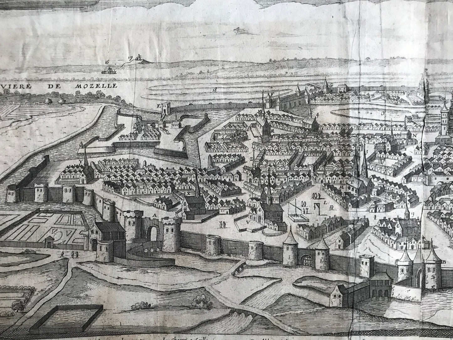 Pourtrait de l'ancienne Royalle et Impérialle ville de Metz cappitale du Pais Messin - Louis Boissevin - 1645
