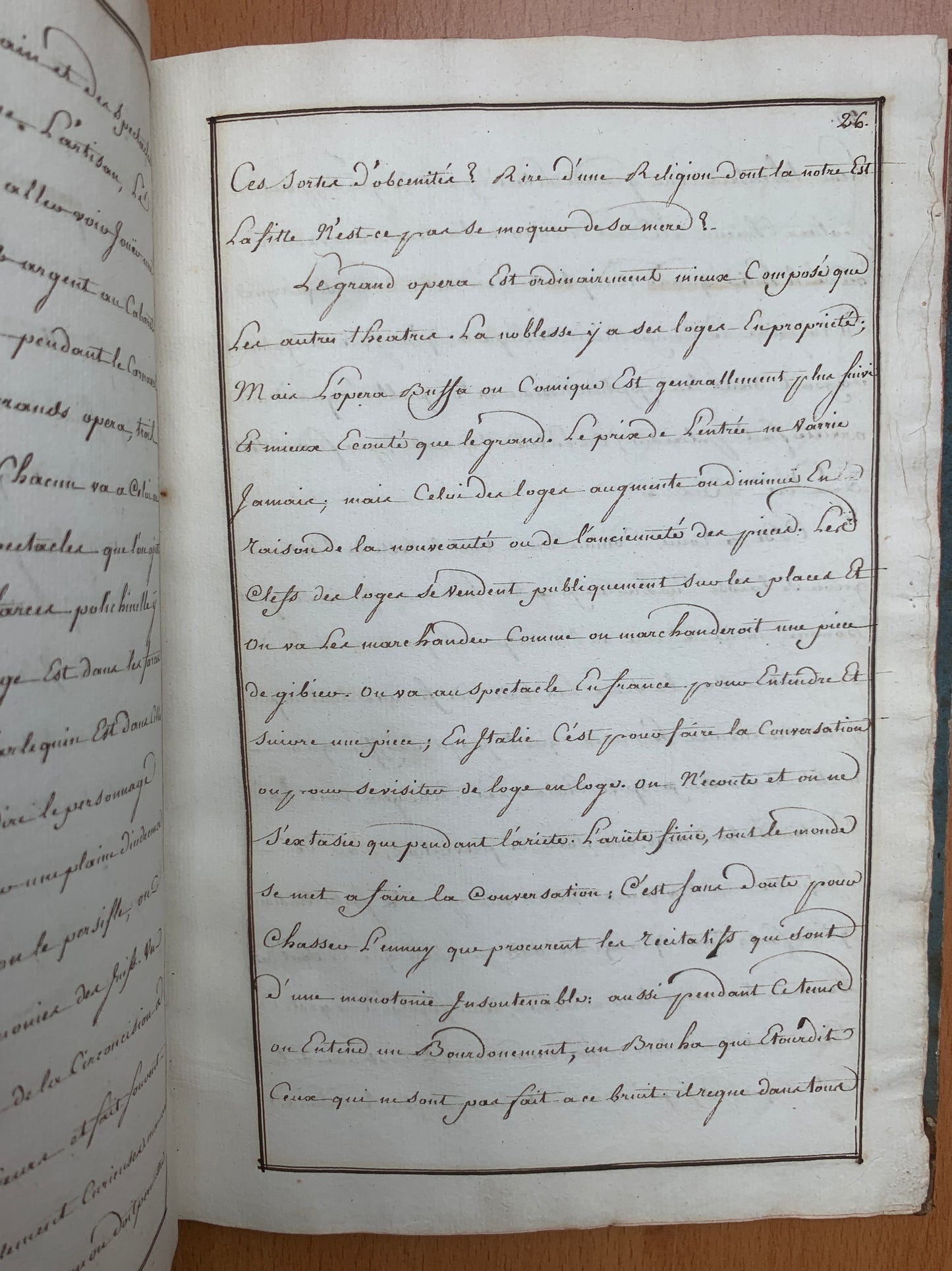 Manuscrit - Itinéraire historique pour servir au voyage en Italie - c 1700