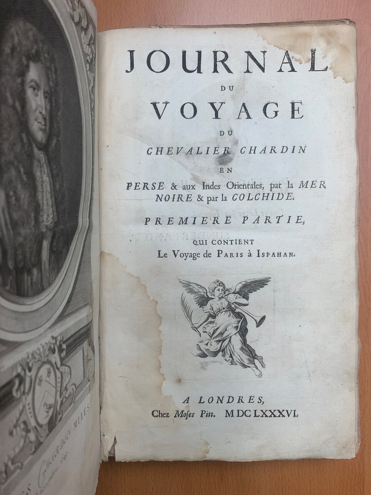 Journal du voyage du Chevalier Chardin en Perse & aux Indes orientales par la Mer Noire & par la Colchide - Edition originale - 1686