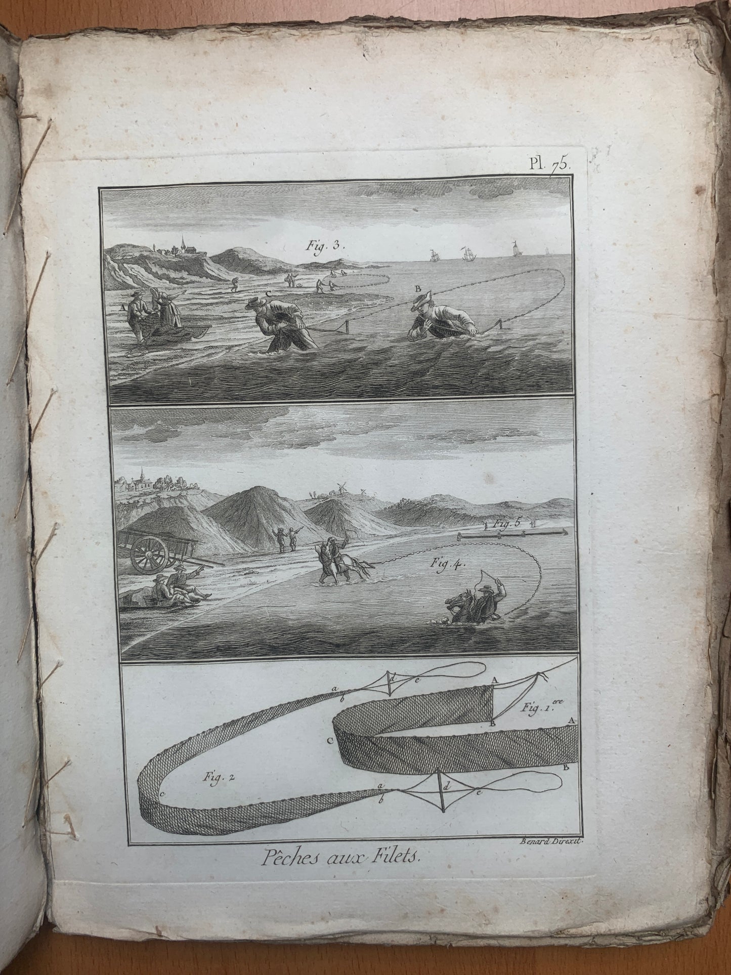 Recueil de planches de l'Encyclopédie - 114 Planches des pêches - 1793