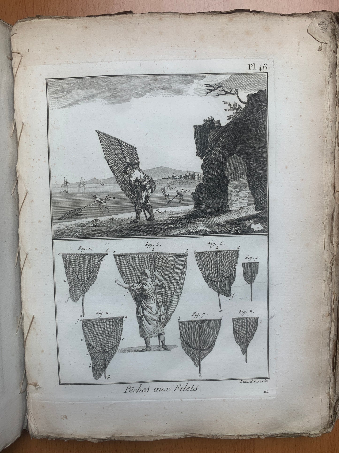 Recueil de planches de l'Encyclopédie - 114 Planches des pêches - 1793