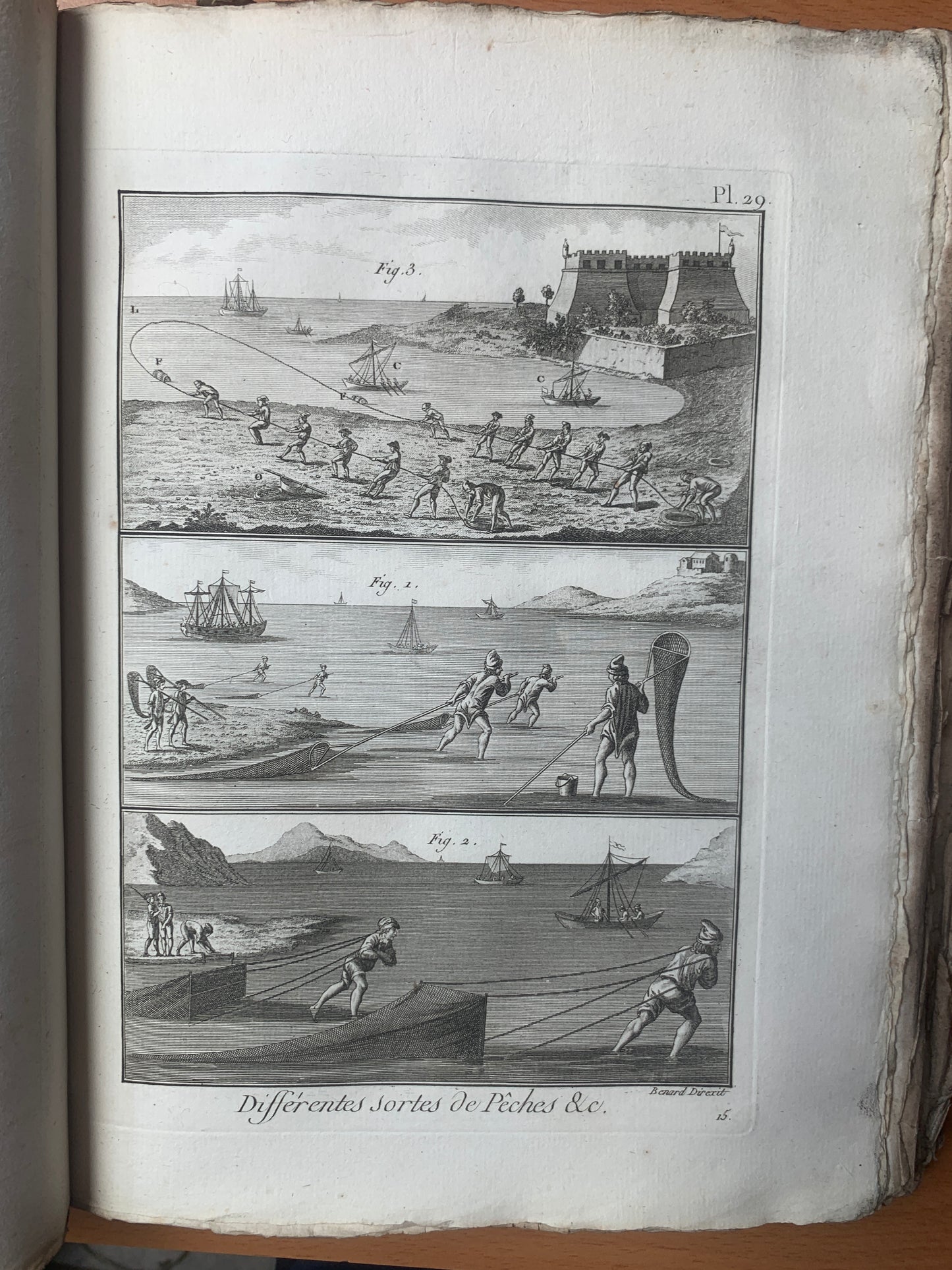 Recueil de planches de l'Encyclopédie - 114 Planches des pêches - 1793