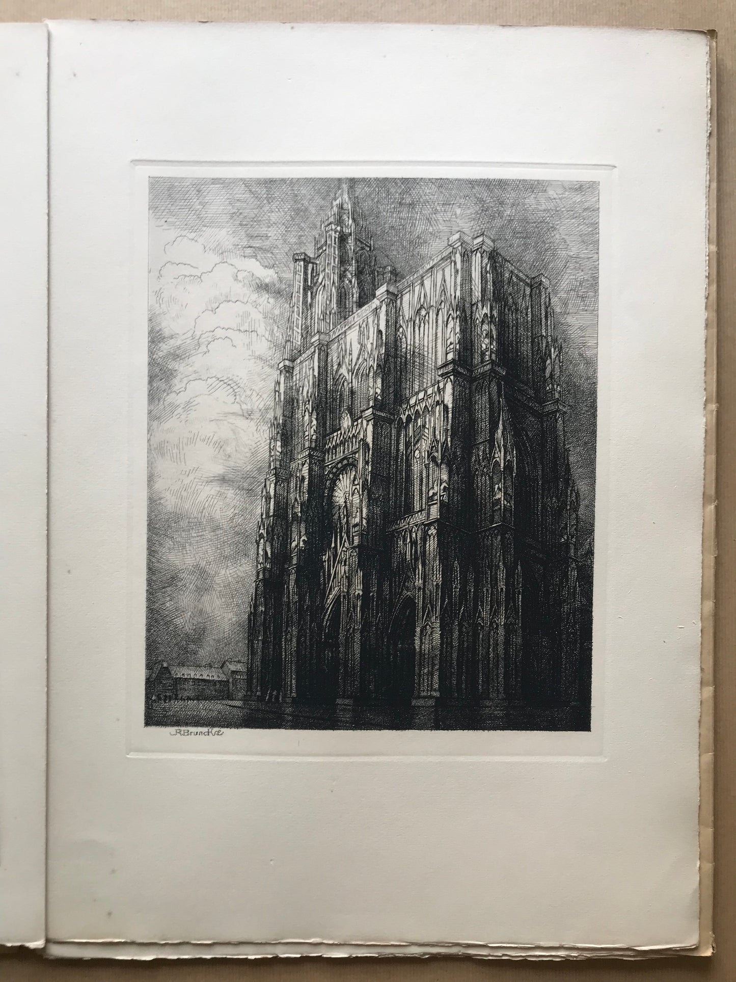 Hitt grattle mer bi Wind un Sturm Uff d'Schnecke nuff Uum Müenschterdhurm - Albert Matthis - 1934