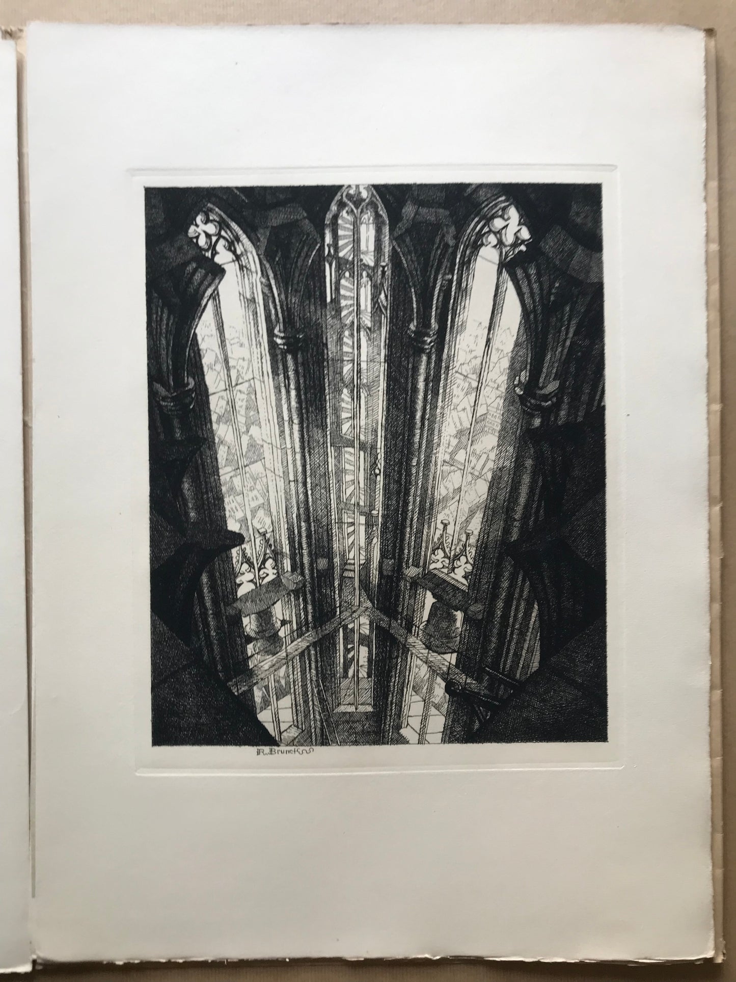 Hitt grattle mer bi Wind un Sturm Uff d'Schnecke nuff Uum Müenschterdhurm - Albert Matthis - 1934