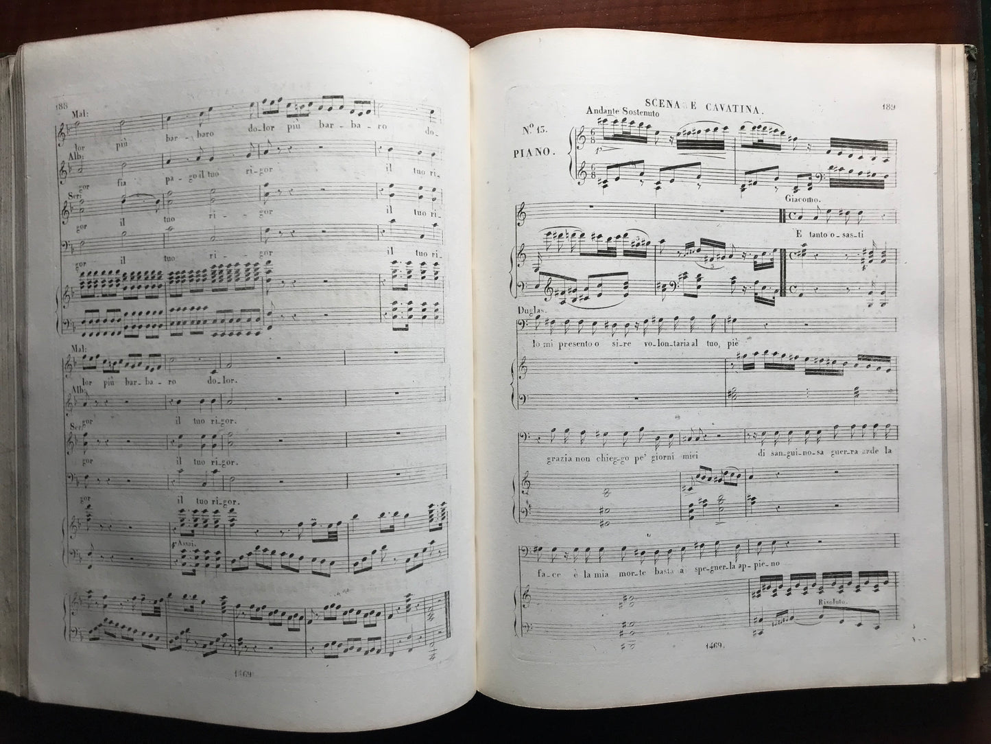 La Donna del Lago et Otello - Rossini - Partitions gravées pour Piano - c 1830