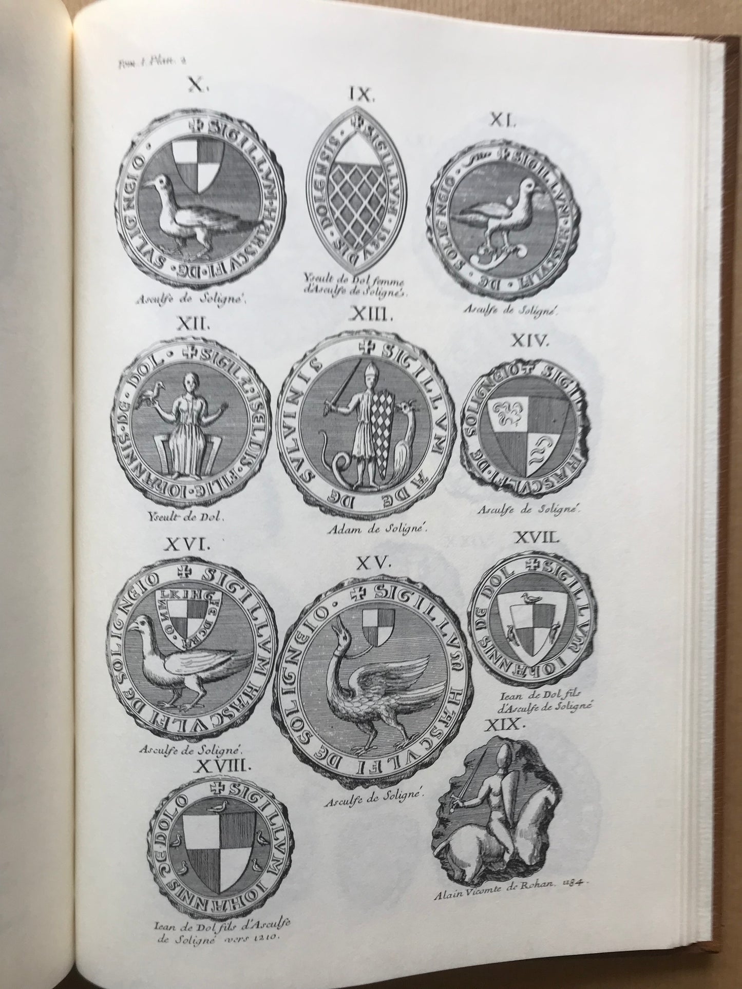 Histoire ecclésiastique et civile de Bretagne et Mémoires pour servir de preuves à l'Histoire ecclésiastique et civile de Bretagne - Dom Pierre-Hyacinthe Morice - 1974