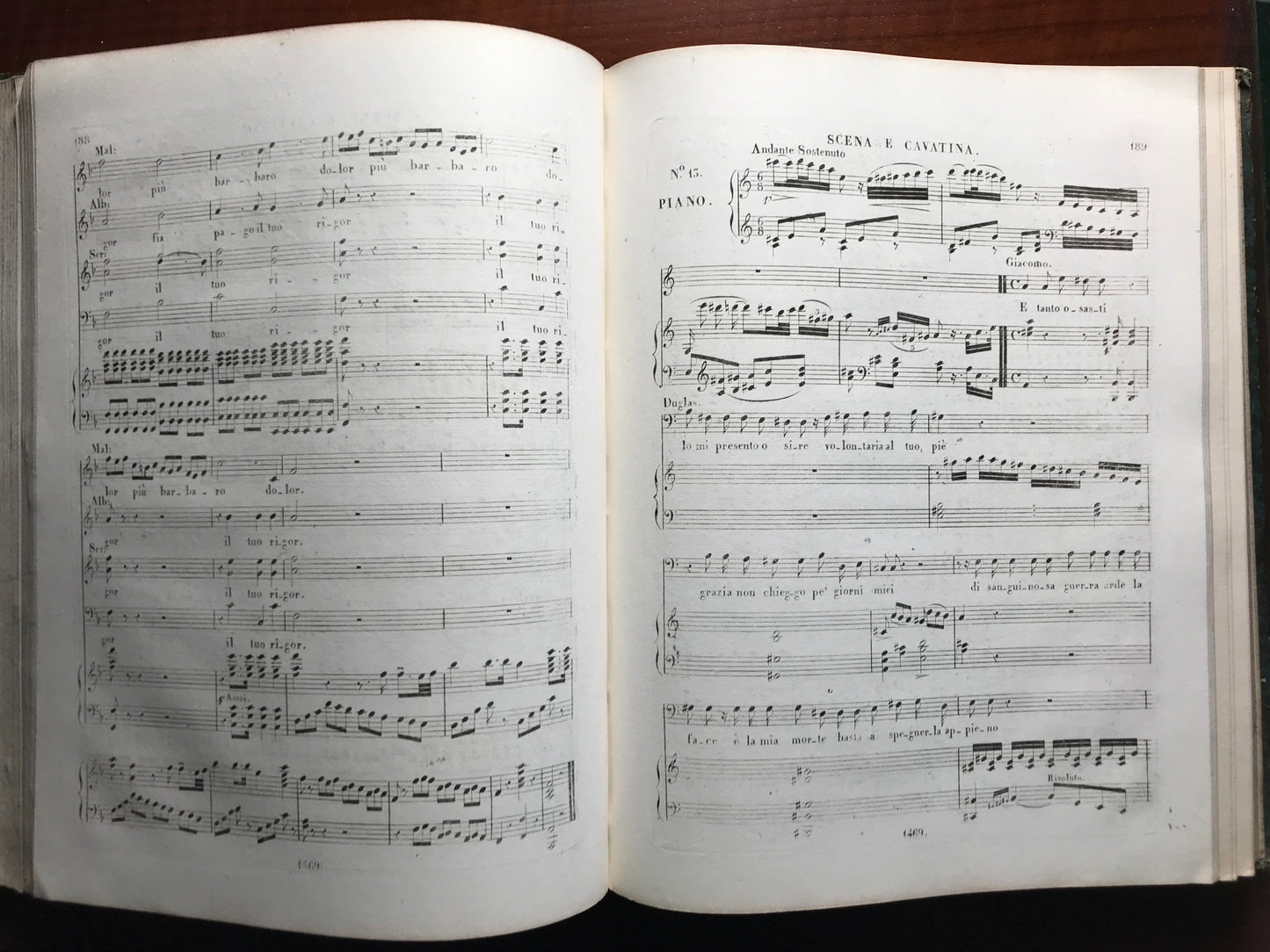 La Donna del Lago et Otello - Rossini - Partitions gravées pour Piano - c 1830