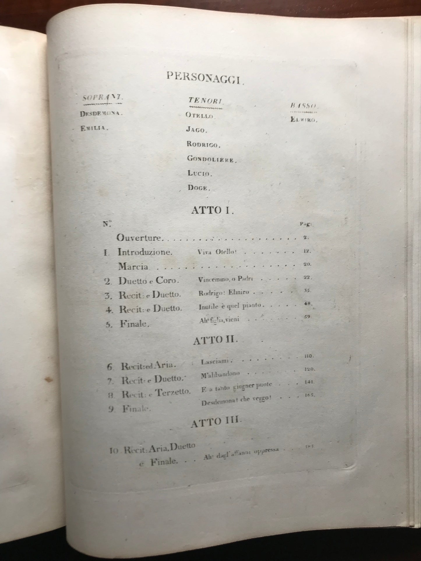 La Donna del Lago et Otello - Rossini - Partitions gravées pour Piano - c 1830