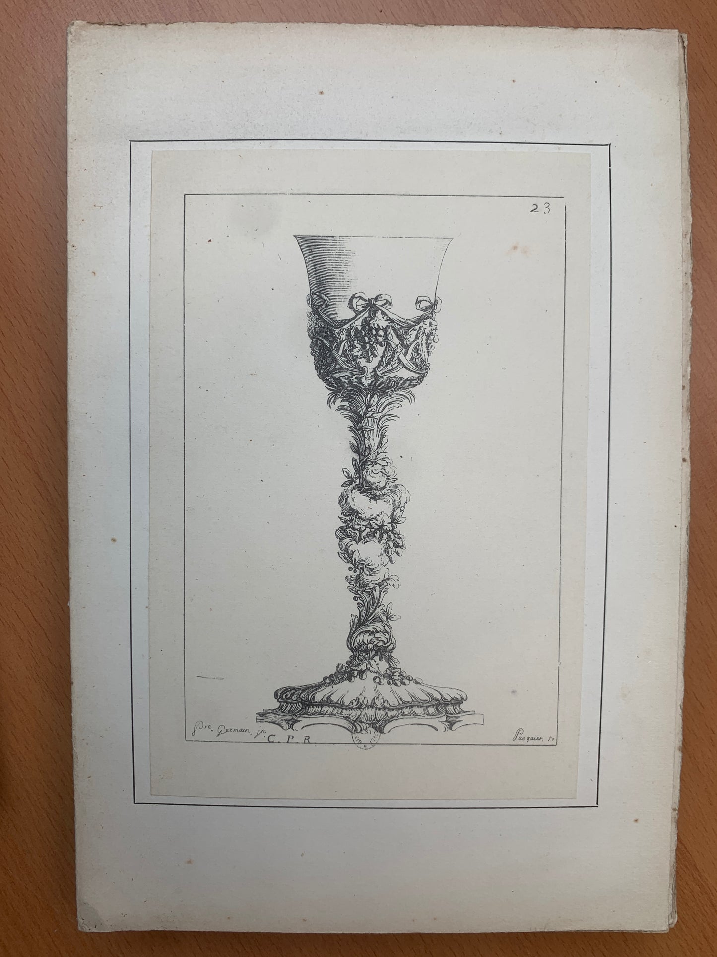Eléments d'Orfèvrerie - Divisés en deux parties de cinquante feuilles chacune composés par Pierre Germain - 1889