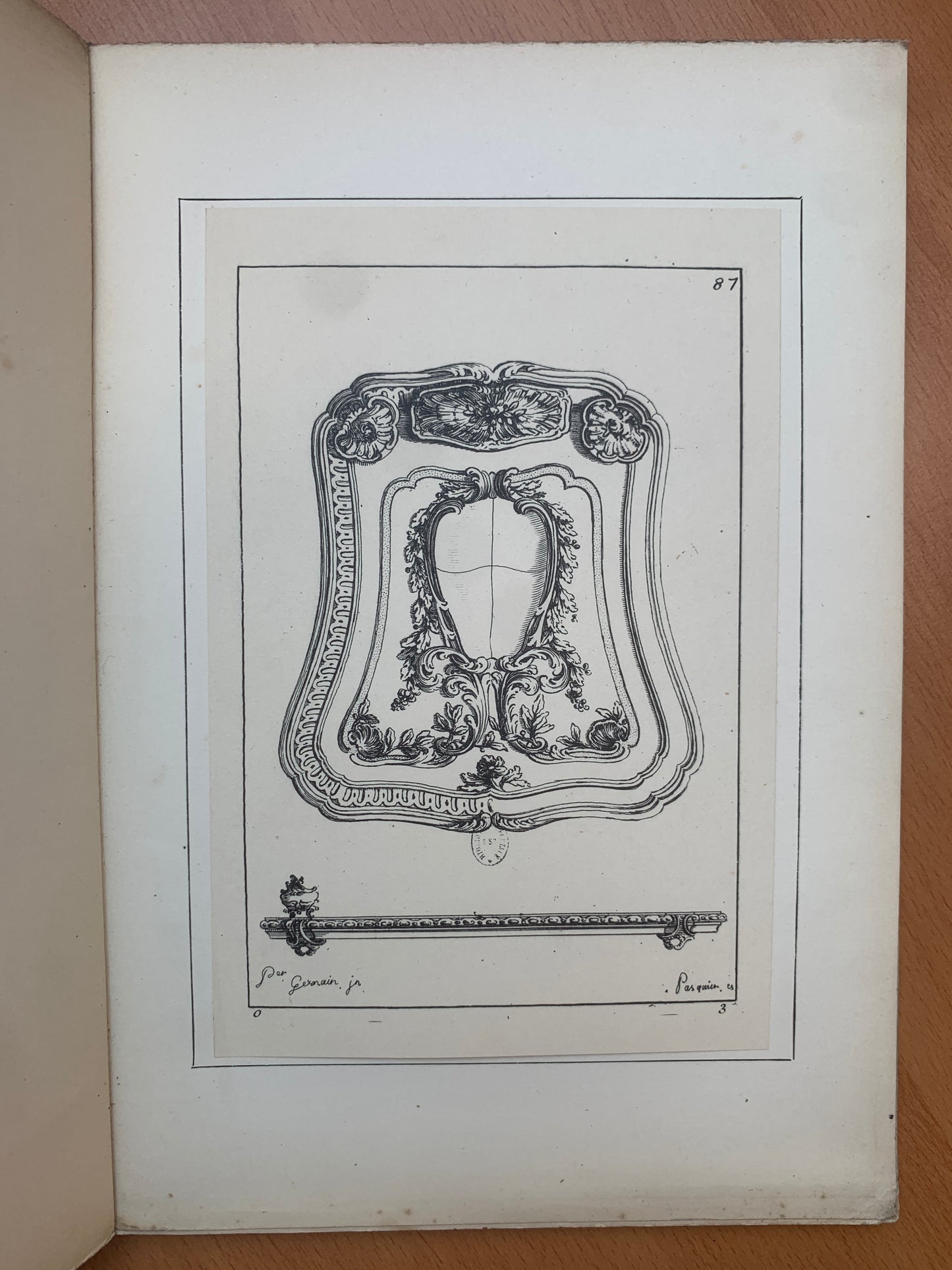 Eléments d'Orfèvrerie - Divisés en deux parties de cinquante feuilles chacune composés par Pierre Germain - 1889