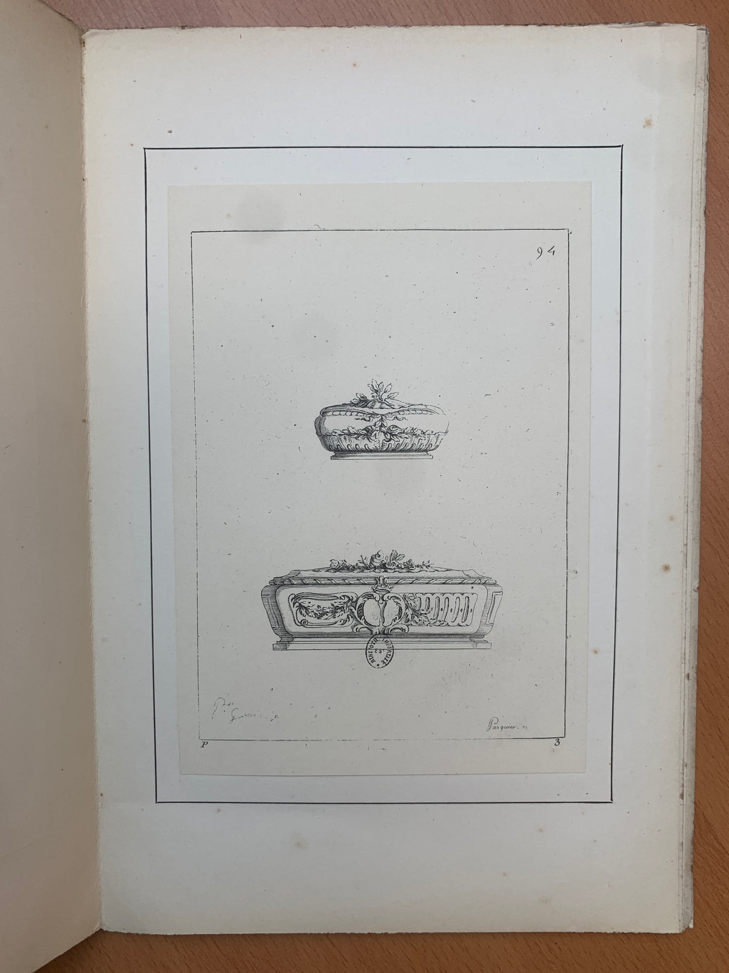 Eléments d'Orfèvrerie - Divisés en deux parties de cinquante feuilles chacune composés par Pierre Germain - 1889