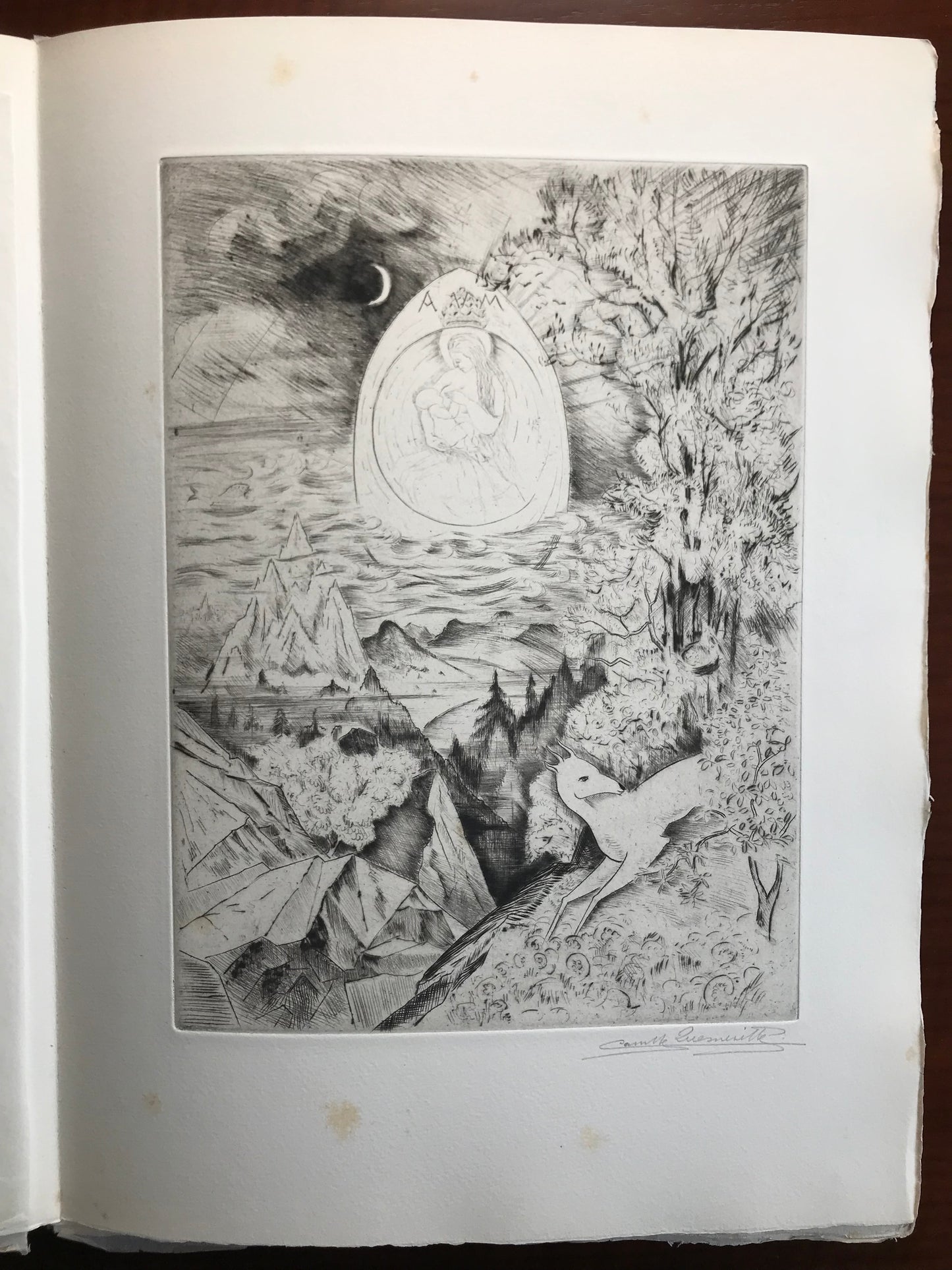 In the beginning was the word - Camille Quesneville - Autographed dedication - Original edition - 1939