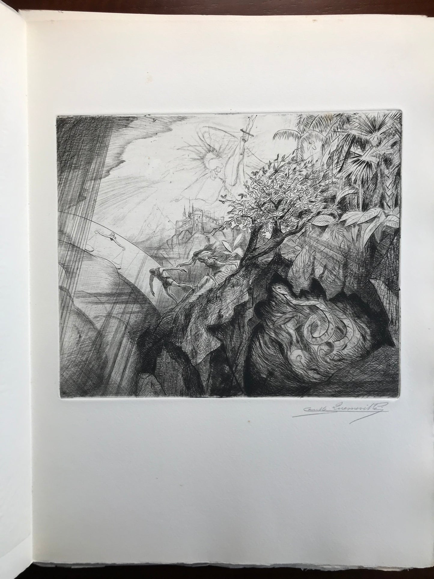 In the beginning was the word - Camille Quesneville - Autographed dedication - Original edition - 1939