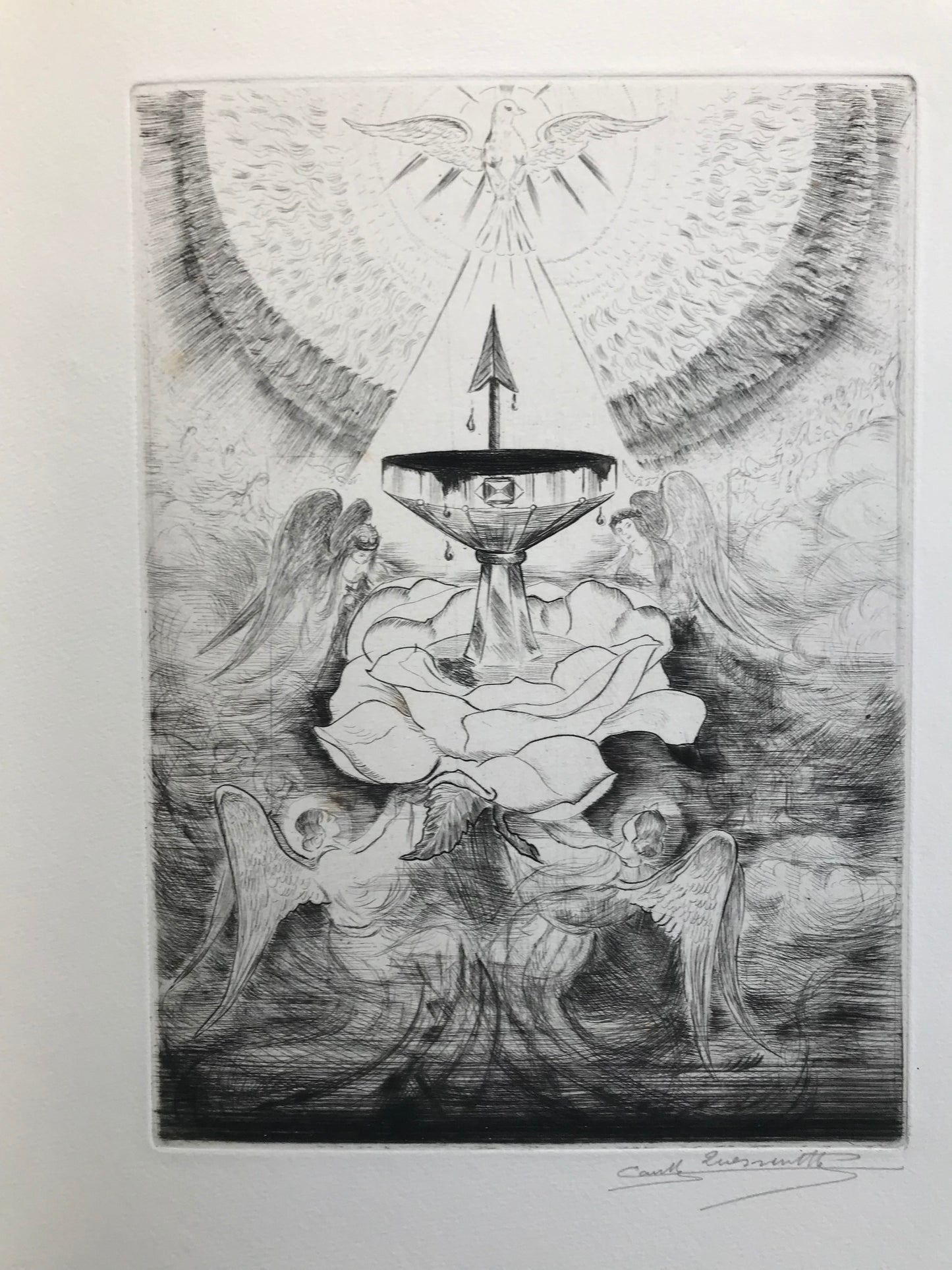 In the beginning was the word - Camille Quesneville - Autographed dedication - Original edition - 1939