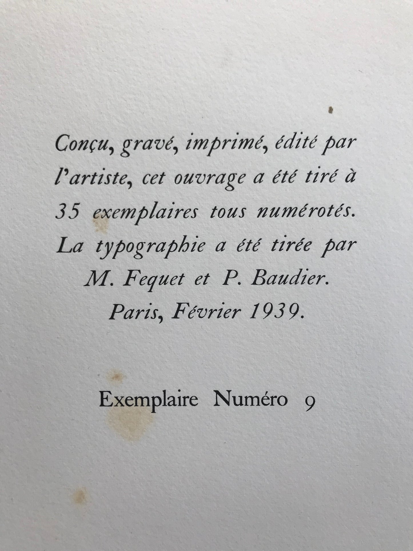 In the beginning was the word - Camille Quesneville - Autographed dedication - Original edition - 1939