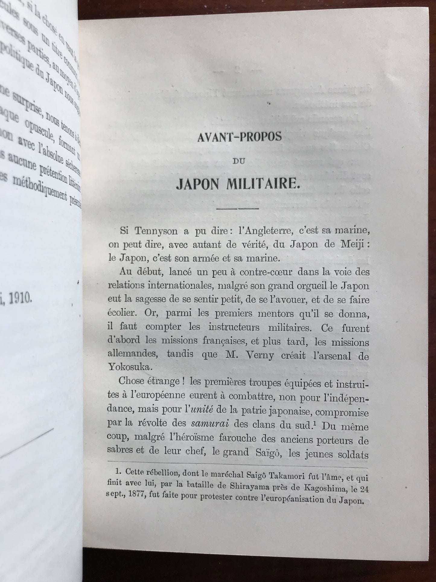 Le Japon militaire - L'armée et la marine japonaises en 1910 - Jean Cyprien Balet - Envoi autographe de l'auteur à Georges Leygues - EO - 1910