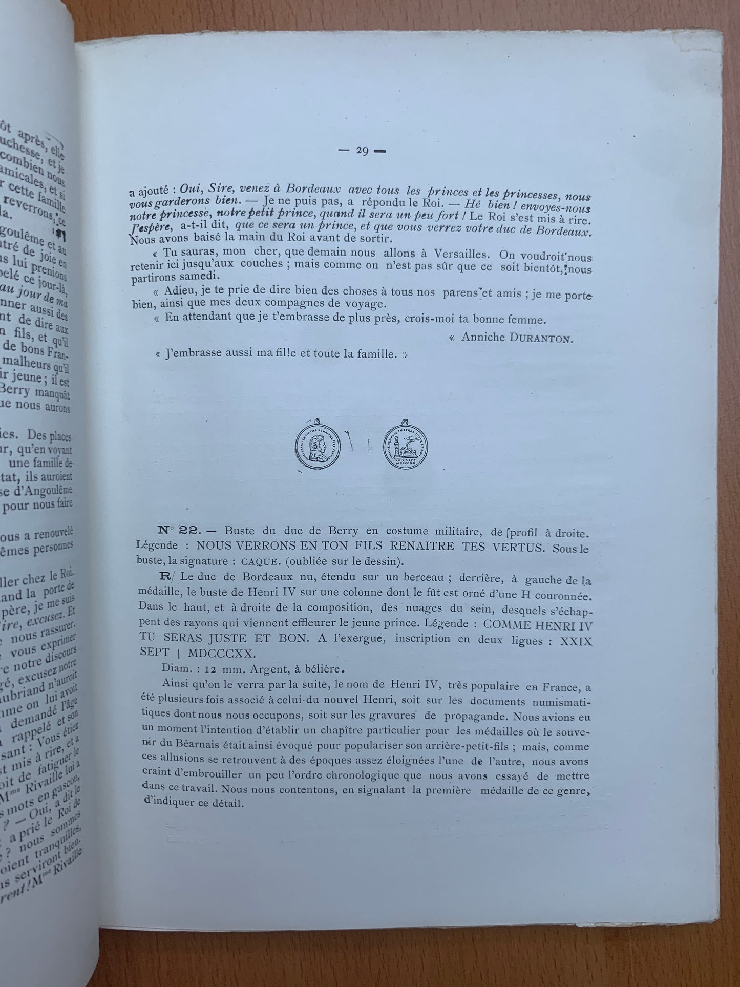 Histoire numismatique du Comte de Chambord - Bauquier et Cavalier - 1912