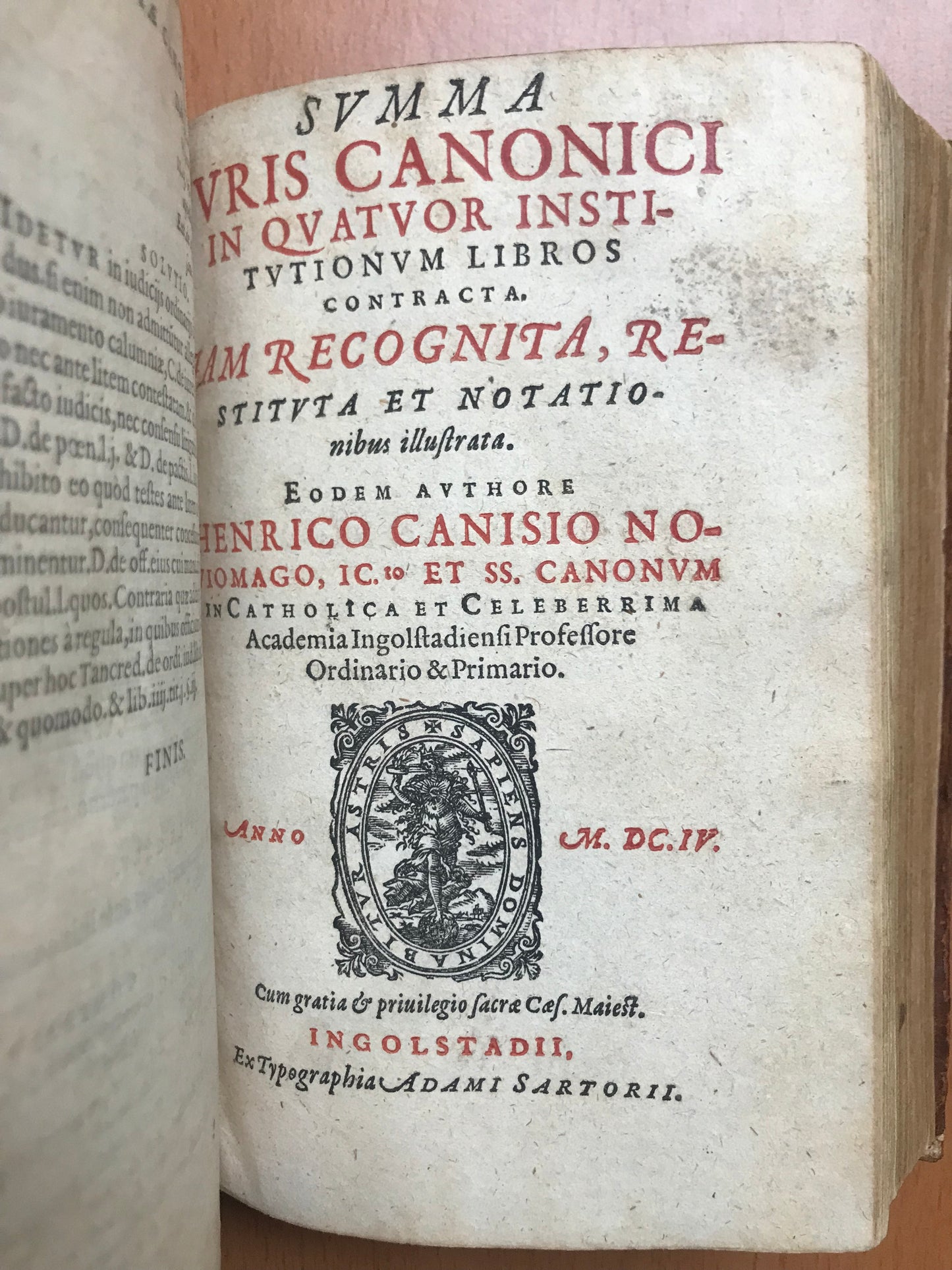 Recueil de 5 ouvrages XVIème édités par Christophori Plantini