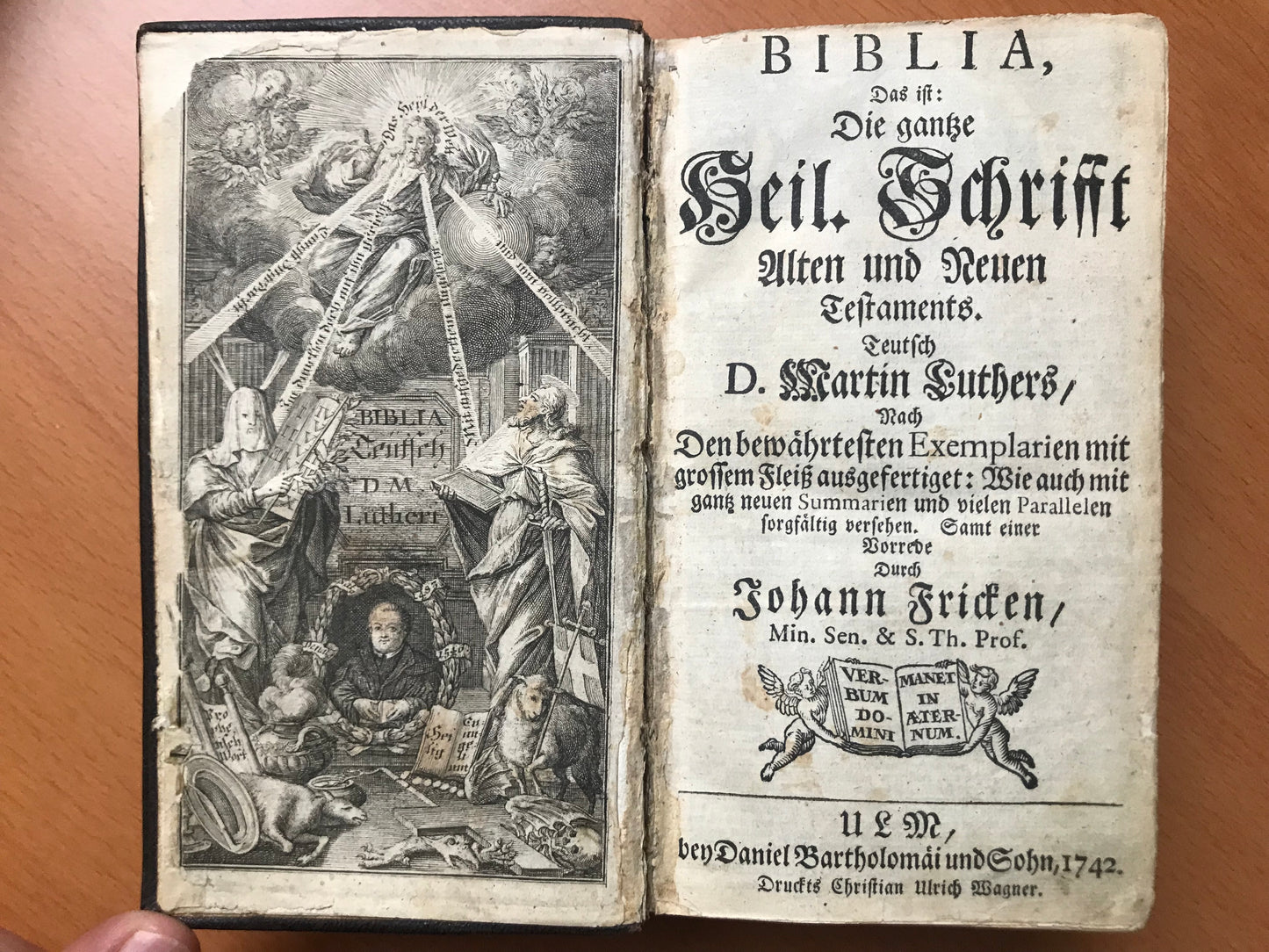 Biblia, das ist : Die ganze Heil. Schrift Alten und Neuen Testaments - Martin Luther - 1742
